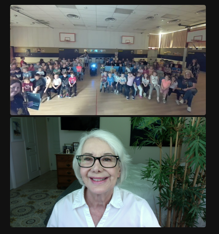 A virtual presentation to students at Port Matilda Elementary in Pennsylvania. The entire class won a free copy of my AMAZING, MISUNDERSTOOD BATS from Random Acts of Reading, a generous nonprofit, putting books in kids' hands. @EifrigPublish @picturebookgold @SteamTeamBooks