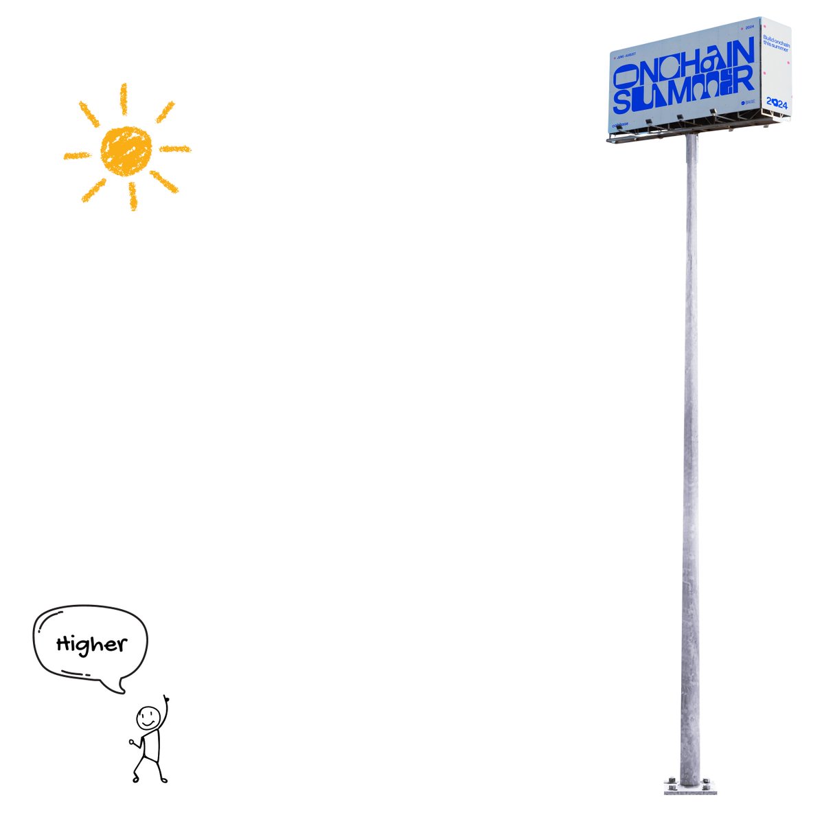Onchain Summer 2024: this year we are going higher

<a href="/jessepollak/">jesse.base.eth</a> <a href="/base/">Base</a> <a href="/higheronchain/">HIGHER</a> 

"High onchain"
zora.co/collect/base:0…