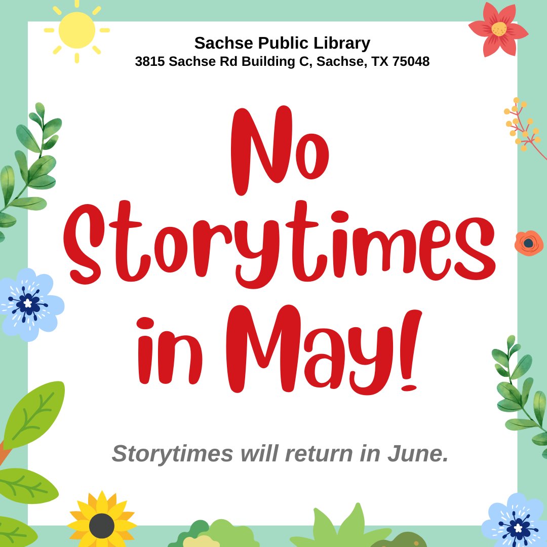 We return in June! 📚