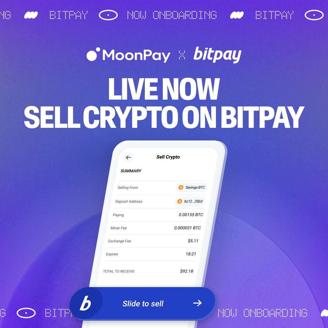 Sell and withdraw crypto in just a few clicks, now available for all BitPay users!