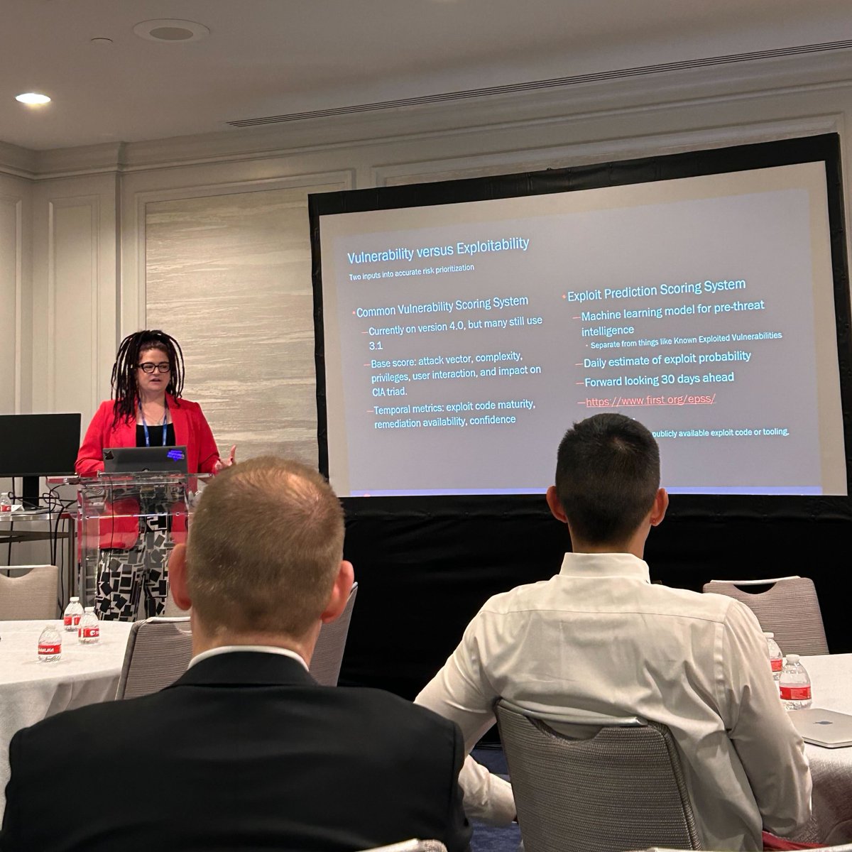 Thanks to everyone who joined our second Content Session at #RSAC! ❣️ Tanium’s Melissa Bischoping (@SecuritySphynx) shared how #TaniumGuardian can reduce risk by providing relevant, curated insights on actions to take.