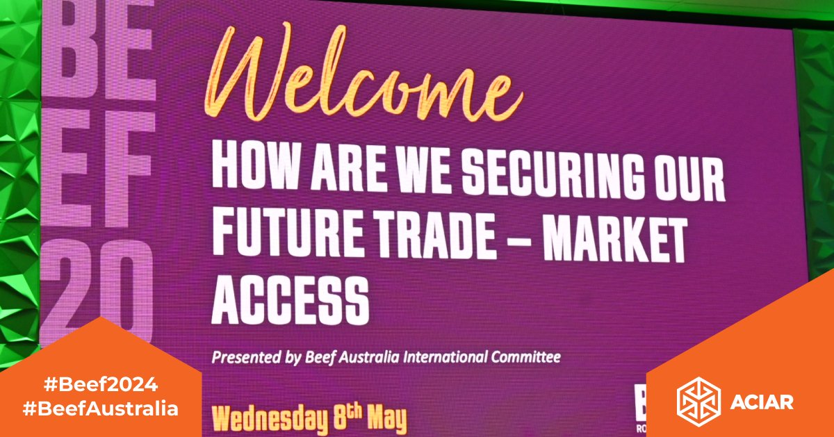 ACIAR (@aciaraustralia) on Twitter photo At #Beef24, the #ACIAR & <a href="/CQU/">CQUniversity</a>-supported Pacific Island delegation had the privilege of speaking with the Minister for Agriculture, the Hon Murray Watt, & were pleased to hear his opening remarks today on trade, sustainability, animal welfare & biosecurity.
<a href="/CQUniAg/">CQUni Agriculture</a> <a href="/DAFFgov/">Department of Agriculture, Fisheries and Forestry</a> At #Beef24, the #ACIAR & <a href="/CQU/">CQUniversity</a>-supported Pacific Island delegation had the privilege of speaking with the Minister for Agriculture, the Hon Murray Watt, & were pleased to hear his opening remarks today on trade, sustainability, animal welfare & biosecurity.
<a href="/CQUniAg/">CQUni Agriculture</a> <a href="/DAFFgov/">Department of Agriculture, Fisheries and Forestry</a>