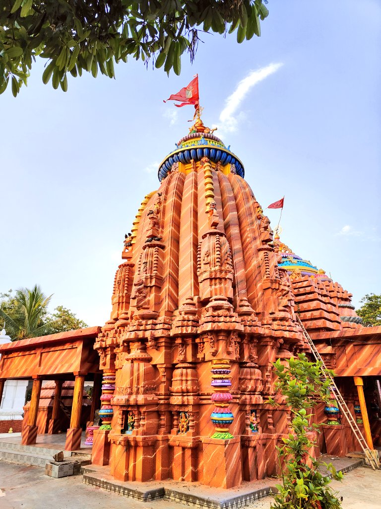 Beautiful Ma Shyamlai temple, near Hinjli, Ganjam, Odisha. The original shrine is said to be very old.