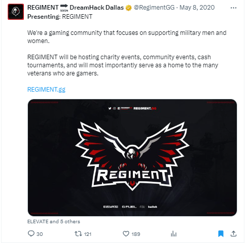 Tomorrow is @RegimentGG's 4th Birthday! 🇺🇸 While many are familiar with the name, few know the story behind its inception. Four years ago, a conversation with a fellow Marine, grappling with thoughts of suicide after feeling lost and misunderstood post-military, sparked a