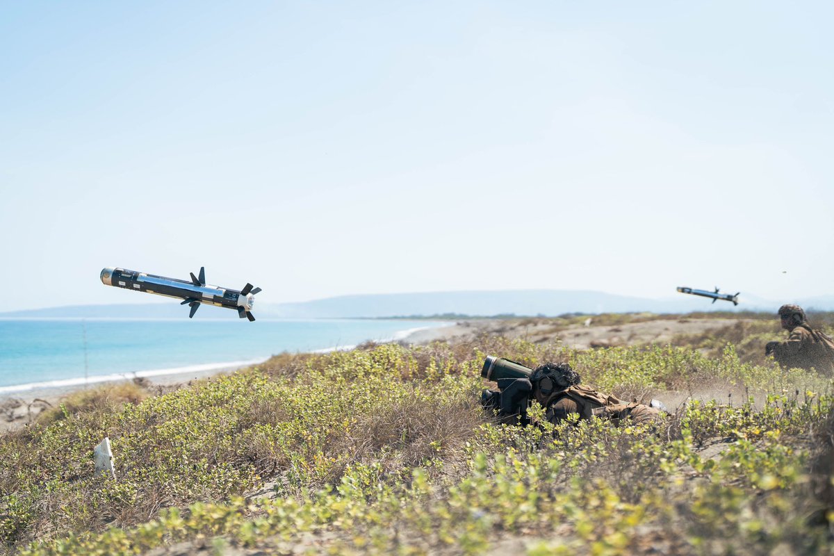 Our #Marines fire Javelin missiles during a costal defense exercise at Balikatan 24.