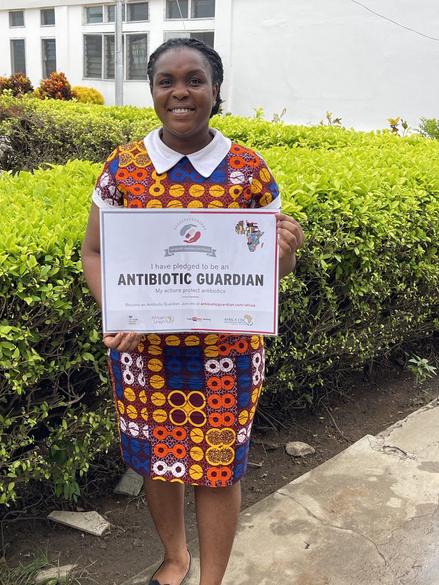 Antibiotic Guardian Nurse in Keta Municipal Hospital. Show your love to her!😀