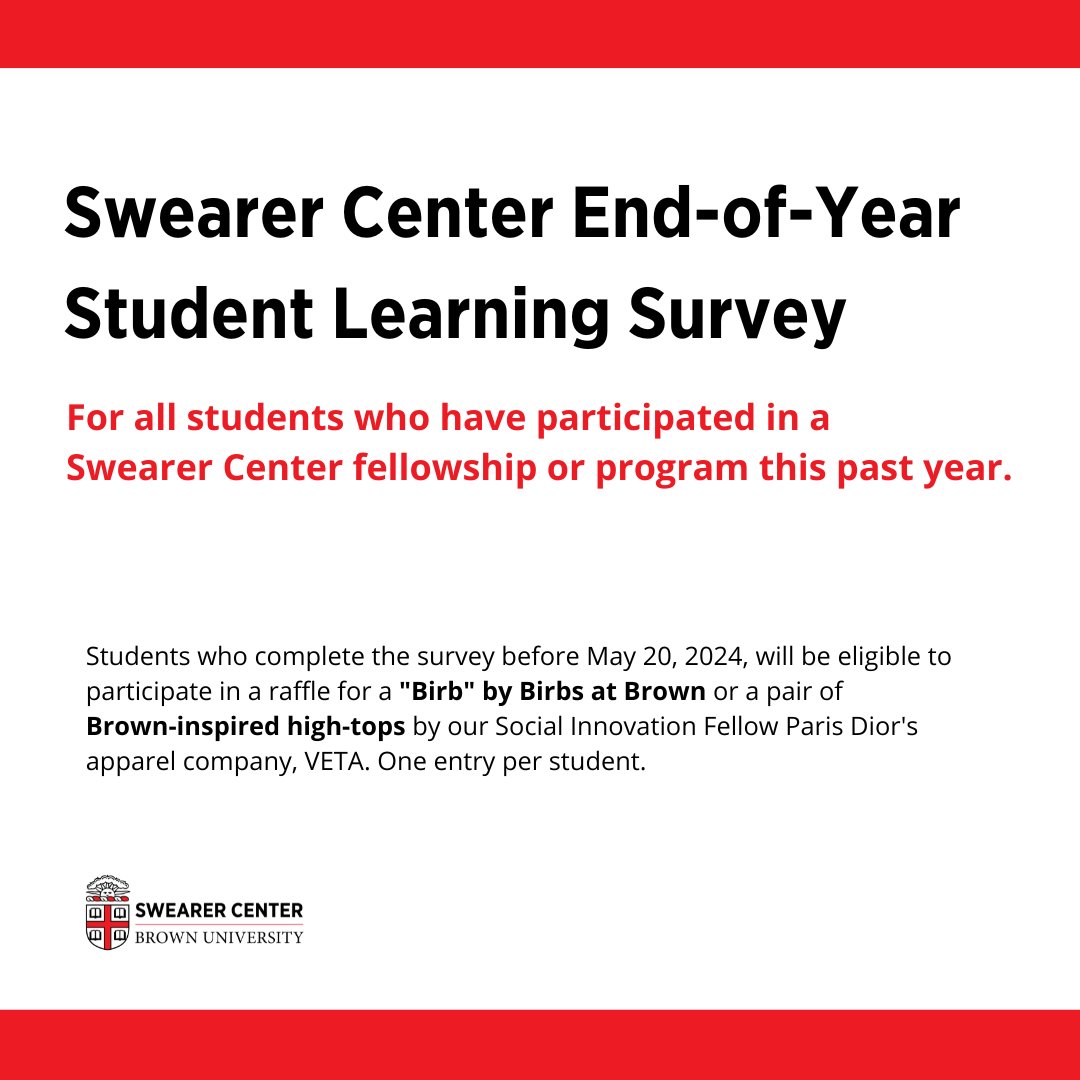 The Swearer Center tweet media