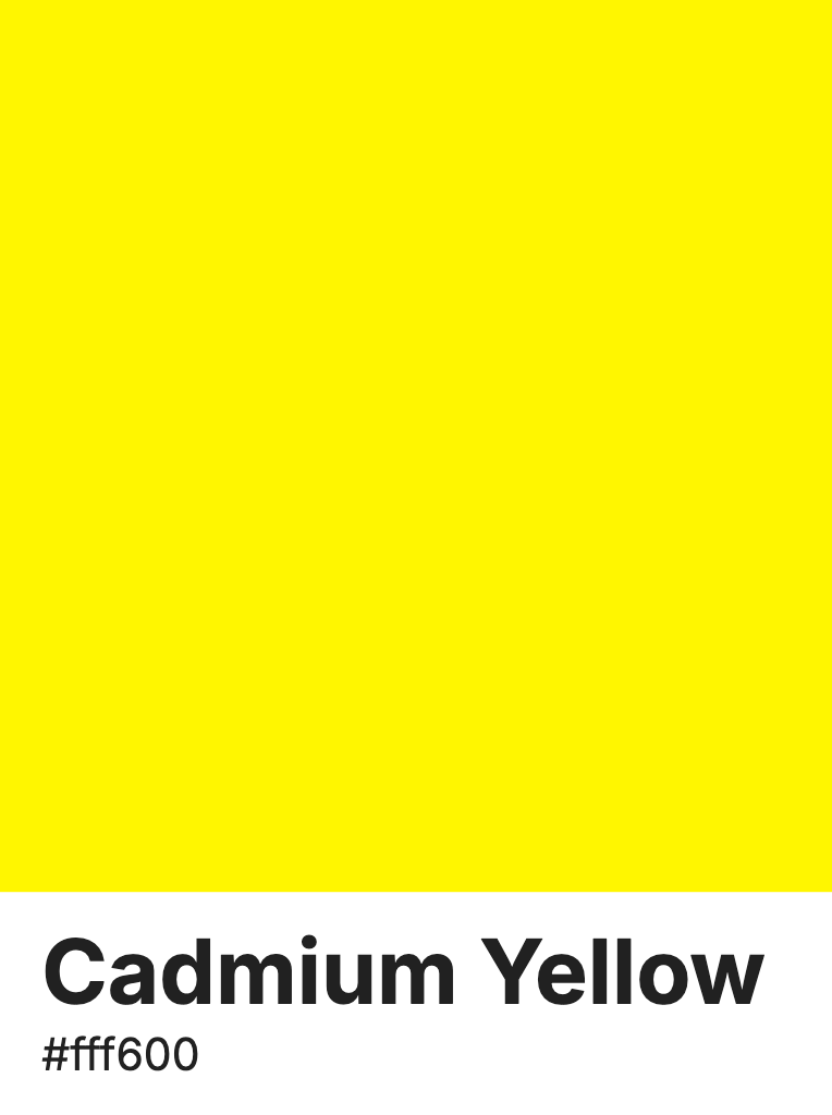 color_parrot's tweet photo. Pick your favorite yellow.
Cadmium Yellow - #FFF600
Casandora Yellow - #FECE5A
Light Yellow - #FFFE7A
Maximum Green Yellow - #D9E650 https://t.co/d9l4lZU1tB