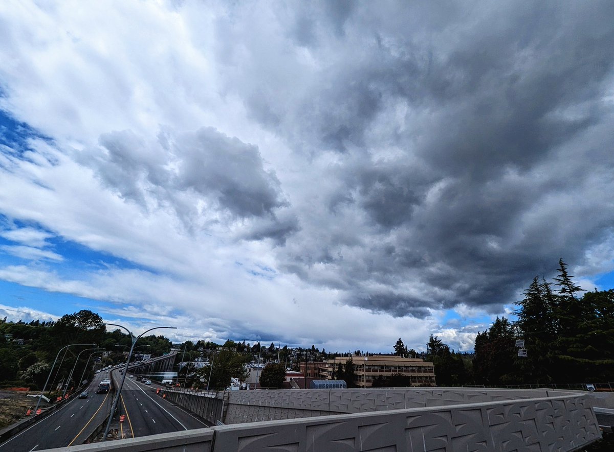 Handsome bubble up over Montlake