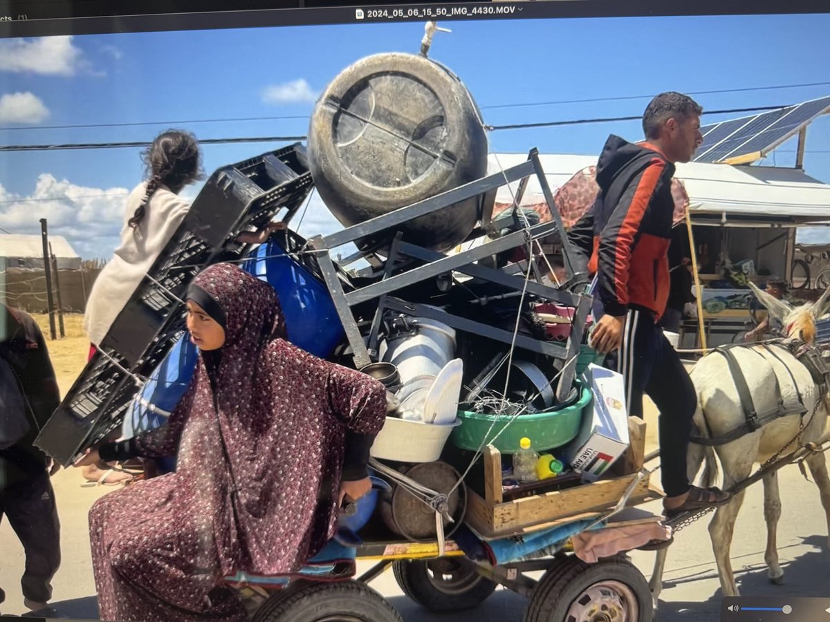 Gleich läuft in der #zib2 unser Bericht über den Exodus der Menschen aus Rafah