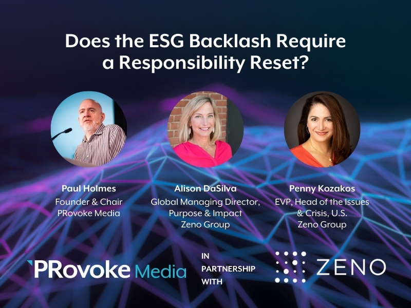 Does The ESG Backlash Require A Responsibility Reset? provokemedia.com/latest/article…