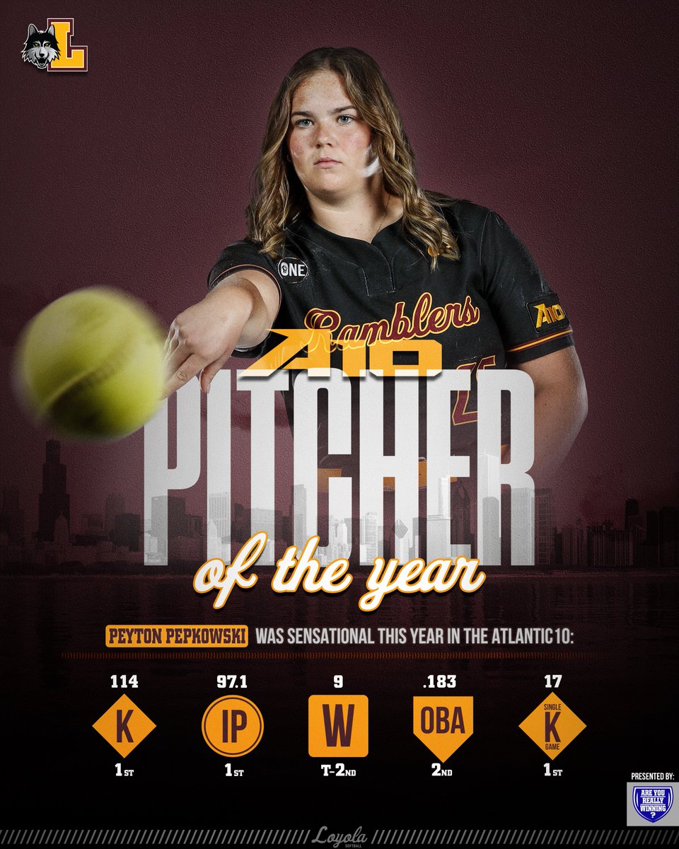 Loyola Softball (@ramblerssb) on Twitter photo The 2024 π£ππ§ππππ₯ π’π π§ππ π¬πππ₯, <a href="/peytonpepk25/">Peyton Pepkowski</a> π₯π₯πΊ
She's a four-time Pitcher of the Week honoree and ranks first in strikeouts with 114! The 2024 π£ππ§ππππ₯ π’π π§ππ π¬πππ₯, <a href="/peytonpepk25/">Peyton Pepkowski</a> π₯π₯πΊ
She's a four-time Pitcher of the Week honoree and ranks first in strikeouts with 114!