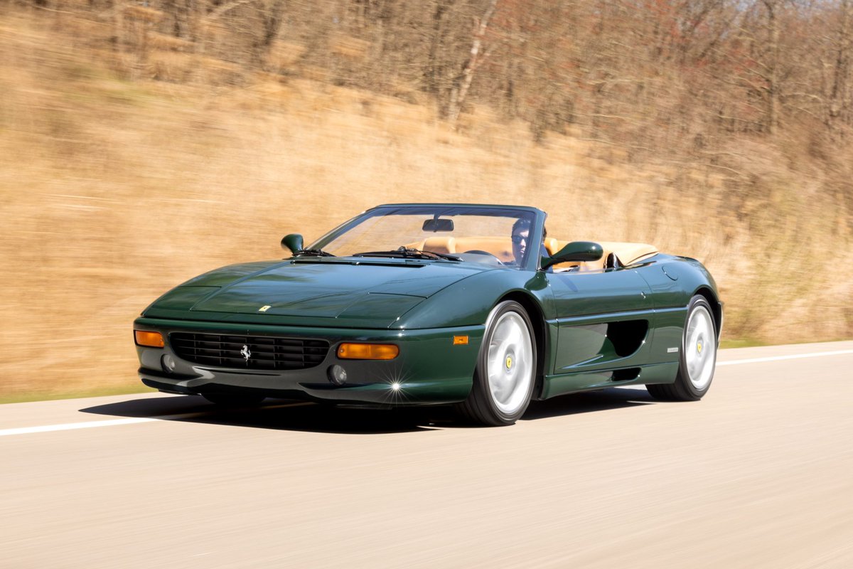 Sold: 1995 Ferrari F355 Spider 6-Speed for $137,000. bringatrailer.com/listing/1995-f…
