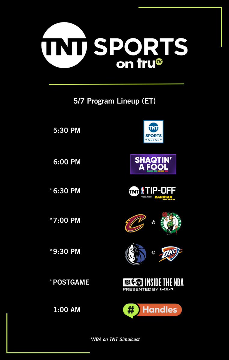 More #NBAPlayoffs simulcasts TONIGHT on @truTV!🍿