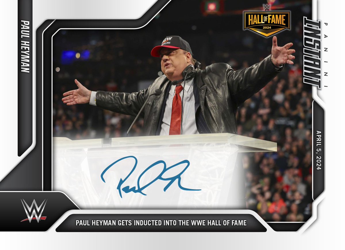 Cards #1 - 19 for 2024 @PaniniAmerica WWE Instant from the WWE HOF, NXT Stand & Deliver, & Wrestlemania 40 are going on sale soon. #WWE #Panini #WWEHOF #NXTStandAndDeliver #Wrestlemania40 #WrestlingCards #WrestlingTradingCards