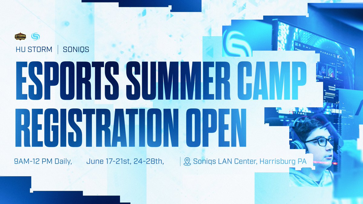 No summer plans? We got you. 👉 Learn industry skills 👉 Instructors from SQ & @HUStormEsports 👉 Hosted in SQ LAN Center Learn more: soniqs.gg/news/soniqs-to…