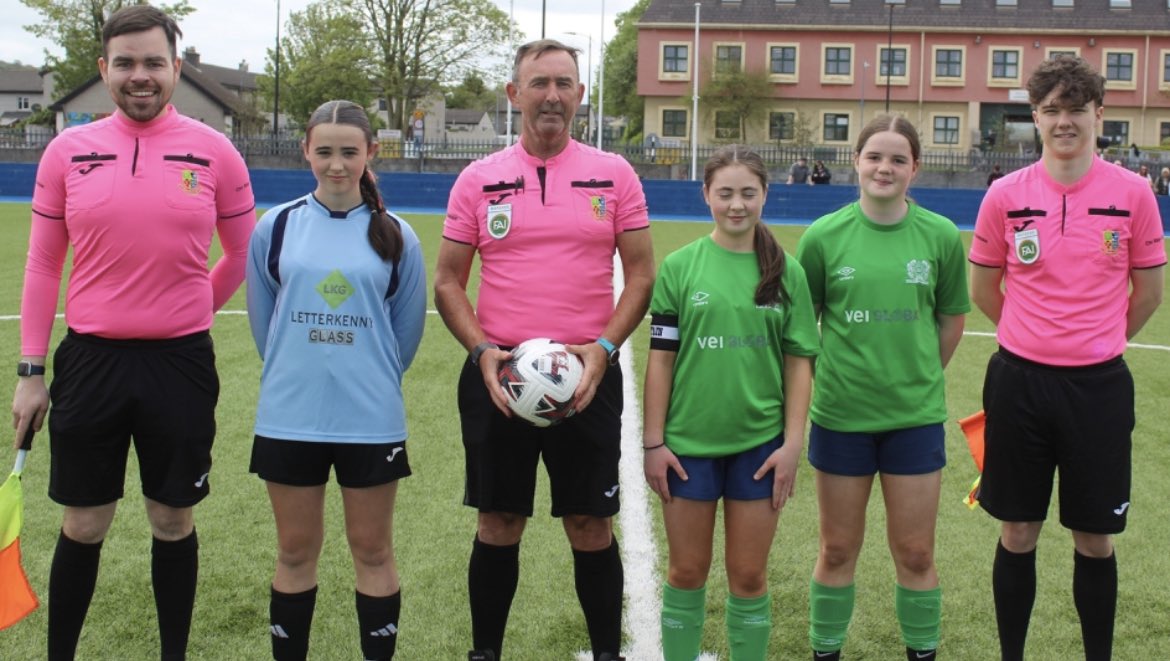 Salerno Secondary School, Salthill put in a sterling performance to see off a spirited Letterkenny outfit, Loreto Secondary School by 3-0! in the FAI Schools First Year Girls National Cup Semi Final in Ray MacSharry Park, Sligo this afternoon (Tuesday, May 7).
