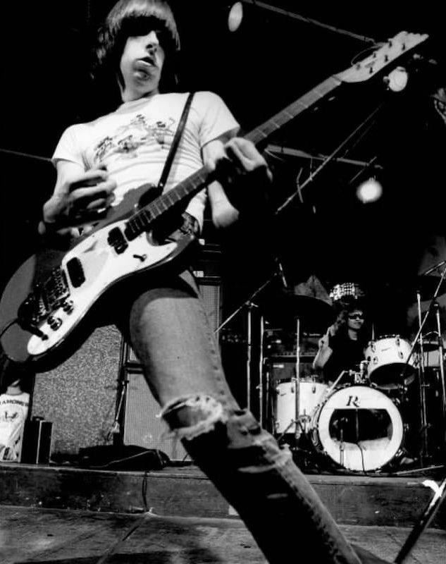 “We’ve been told we changed music, that we created an entire genre, and that we mobilized kids and challenged them to get guitars and play their own music.” Johnny Ramone in his autobiography COMMANDO Photo by Roberta Bayley #Ramones #JohnnyRamone #JohnnyRamoneArmy