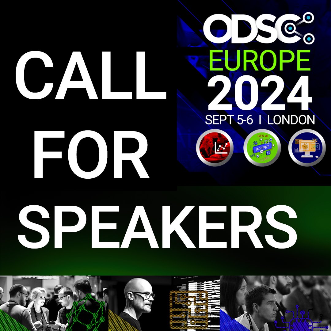 📢 Calling All Data Science Leaders 📢 Share Your Expertise at ODSC Europe 2024! We are seeking visionary speakers and instructors for the upcoming ODSC Europe 2024 conference in London. ✅ Submit your application today: hubs.li/Q02ttj540 🚀 Join Us 🚀