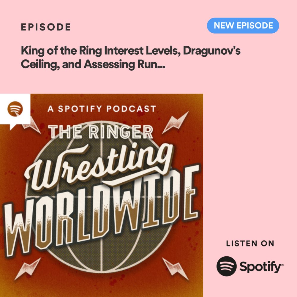 🌎WORLDWIDE🌎 @cruzkontrol & @khal welcome back @DavidShoemaker (filling in for @brianhwaters) to talk through all King of the Ring happenings on last night’s Raw, Ilja Dragunov’s skyrocketing stock and take your calls on the Worldwide Hotline! 🔊: open.spotify.com/episode/74gG0t…