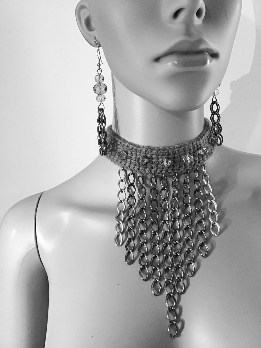 #Handmade #Jewelry #ChokerLove #BlackAndWhite #BlackAndWhitePhotography