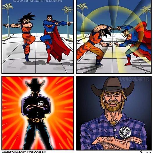 #Superman 
#Goku 
#ChuckNorris