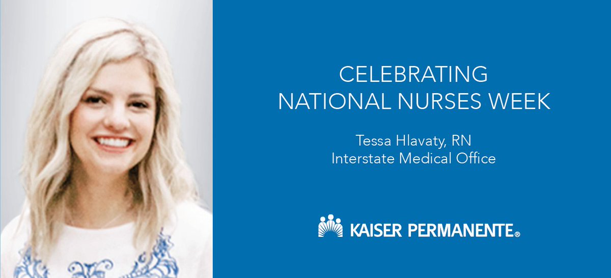 During #NursesWeek, we celebrate our @kpnorthwest nurses, including Tessa Hlavaty, RN, for her contributions to improving member access to cervical cancer screening through Pap test training for registered nurses. Thank you to Tessa and all our nurses. k-p.li/3WYBG2a