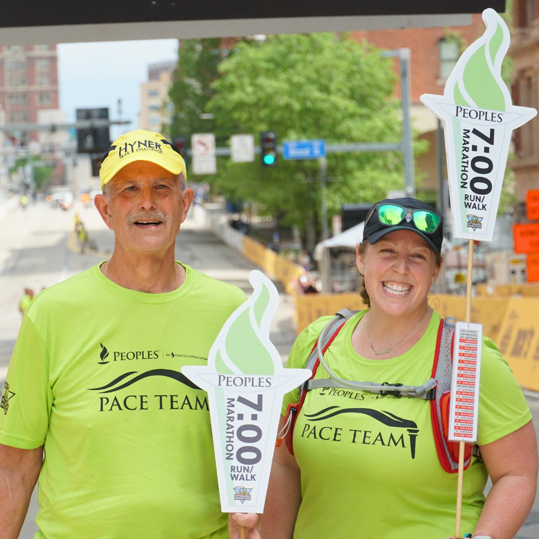 Such an amazing weekend would not be possible without the incredible @peoplesnatgas Pace Team! 🏃🏃‍♀️🏃‍♂️🪧 Did you share some miles with a Pace Group? Drop a comment below to show them some love. #runplaypgh #thankyourpacer