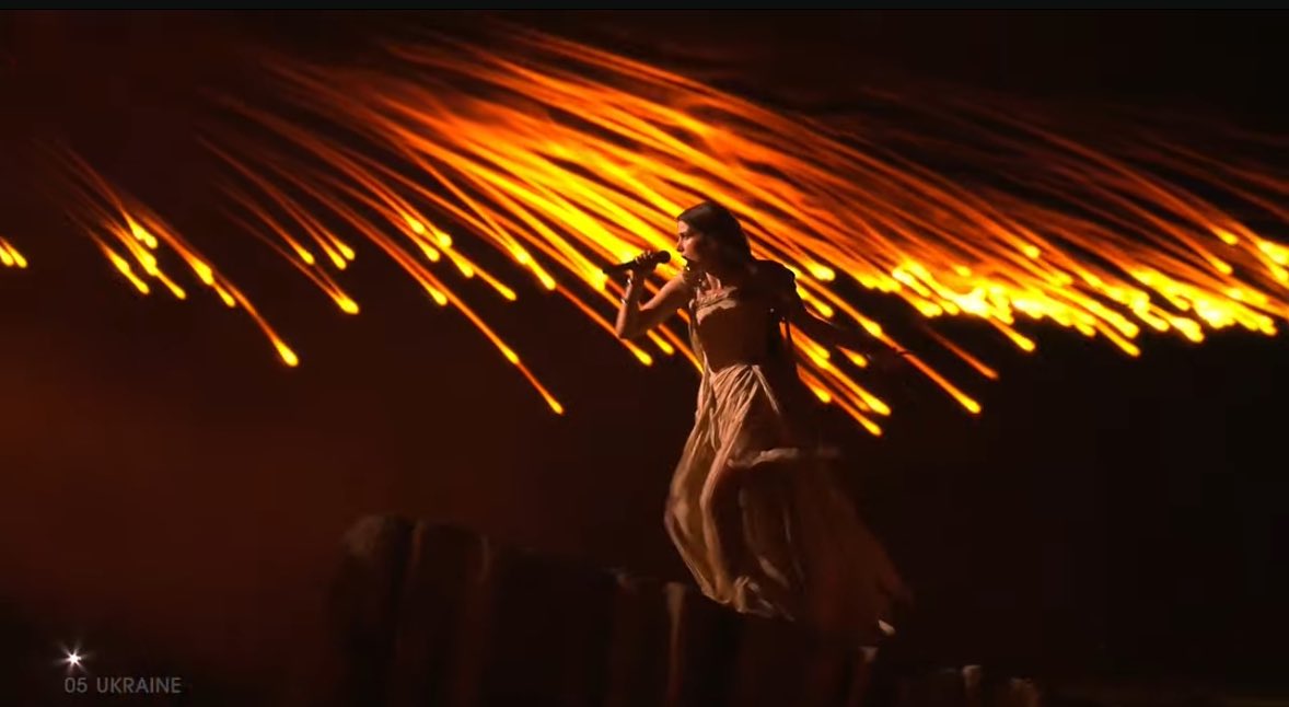 A picture sometimes says more than a thousand words. Well done 🇺🇦 Ukraine, what a stunning performance!! 

#Eurovision #Eurovision2024 #ESC2024
