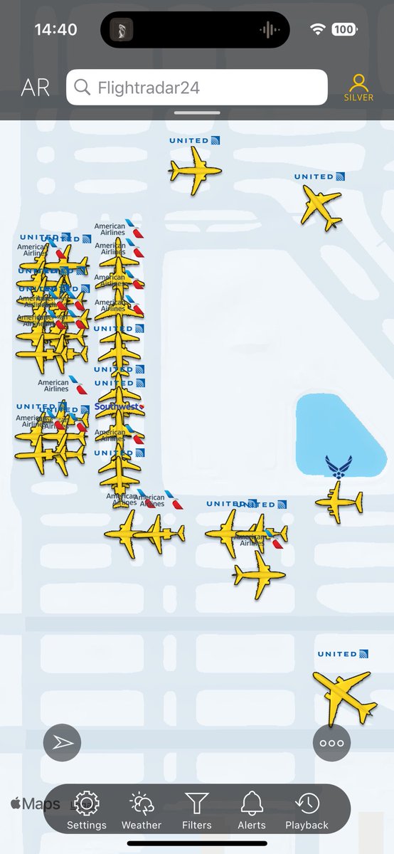 Loving the line up at the deicing pad due to the storms in Chicago! 😳

Yes that’s a C17 there too 👀

ORD on an average 1 hour and 15 min delay/flow…

Godspeed to those traveling through Chicago today! 

#chicagoairport #ohare #chicagoweather #chicagoaviation