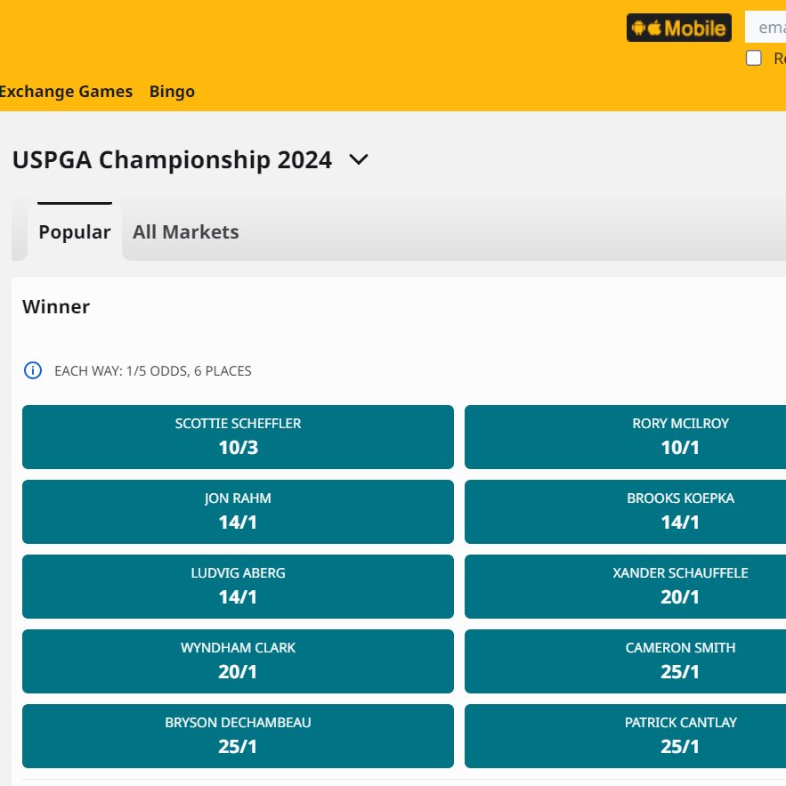 Brooks Koepka looks tasty at 14/1 @Betfair to defend his #PGAChampionship title next week doesn't he? Scottie still waiting for the baby Rory, Rahm out of touch Aberg's got a bad knee Brooks just off a win has to be the fav right now, surely? #bettingtips #bettingtwitter