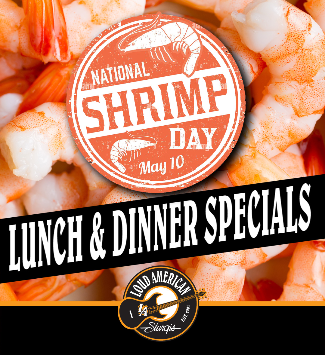 Happy National Shrimp Day! 
-
#sturgis #loudamerican #blackhills