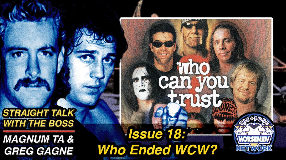 The talk of wrestling seems to be the subject of Who Ended WCW and it’s a question that gets addressed on the new episode of Straight Talk with The Boss! Watch it now on YouTube and make sure to subscribe! FourHorsemenNetwork.com