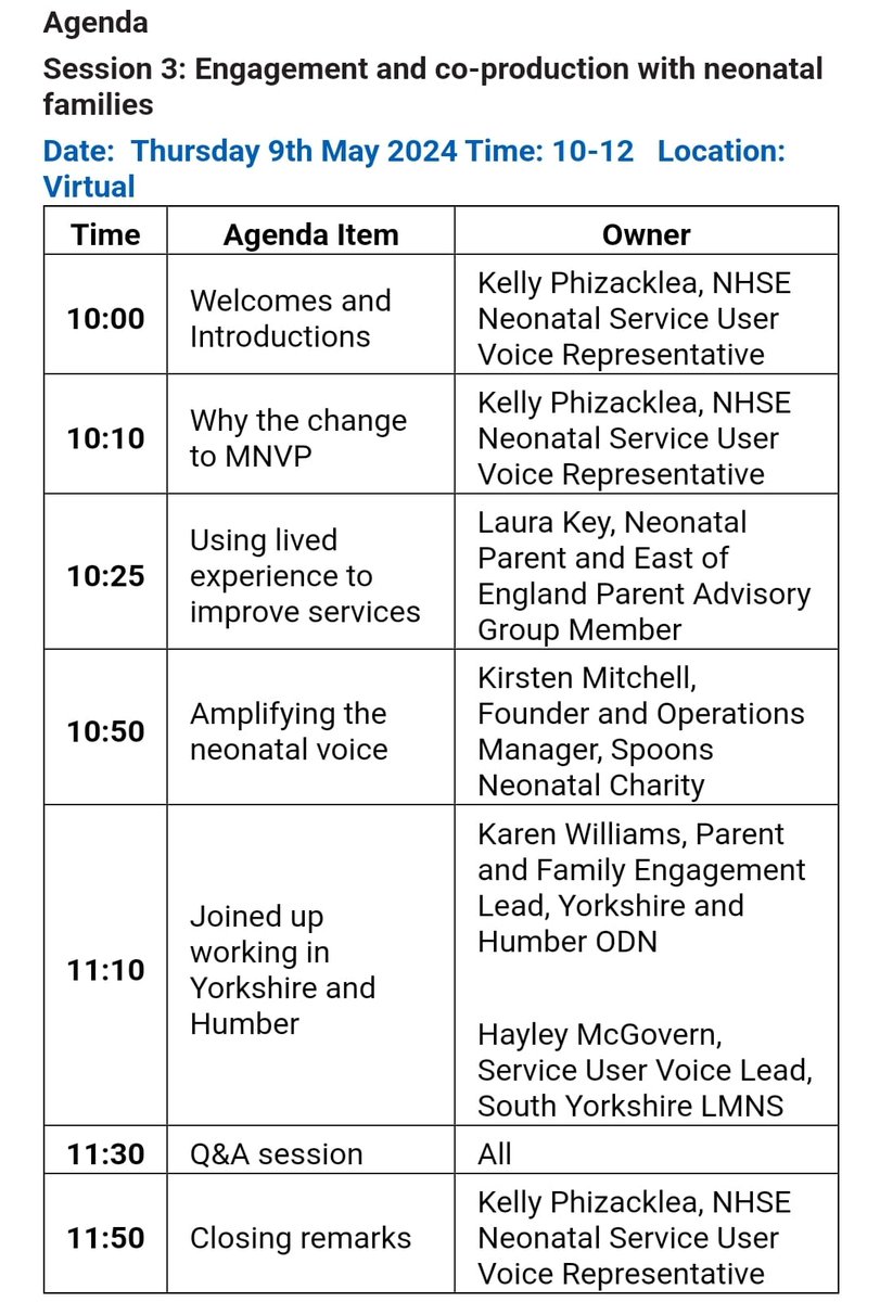 Kelly Phizacklea (@kellyphizacklea) on Twitter photo Join our final webinar in the 'Integrating neonatal into MNVPs' webinar series.
To receive access to the live event, please register via the link below. The webinar will be recorded & shared on NHS Futures.
events.england.nhs.uk/events/integra…
<a href="/SpoonsCharity/">Spoons Charity</a> Join our final webinar in the 'Integrating neonatal into MNVPs' webinar series.
To receive access to the live event, please register via the link below. The webinar will be recorded & shared on NHS Futures.
events.england.nhs.uk/events/integra…
<a href="/SpoonsCharity/">Spoons Charity</a>