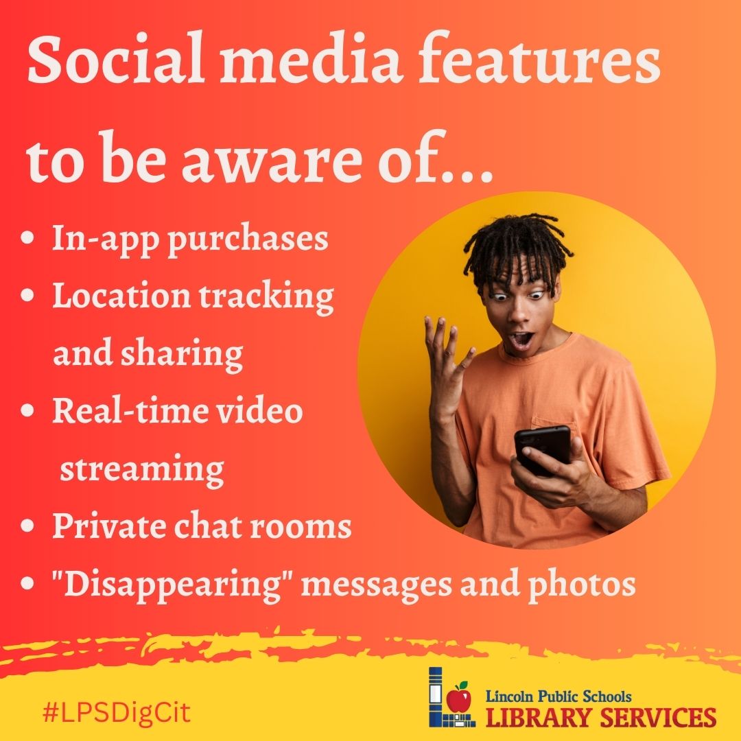 Social media apps come and go, but many of the same features remain constant. Here’s what to watch for in any social media site or app your teen starts using. #lpsdigcit trst.in/iDOlg4