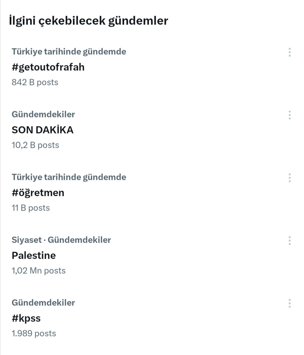 Biraz daha gayret

#getoutofrafah