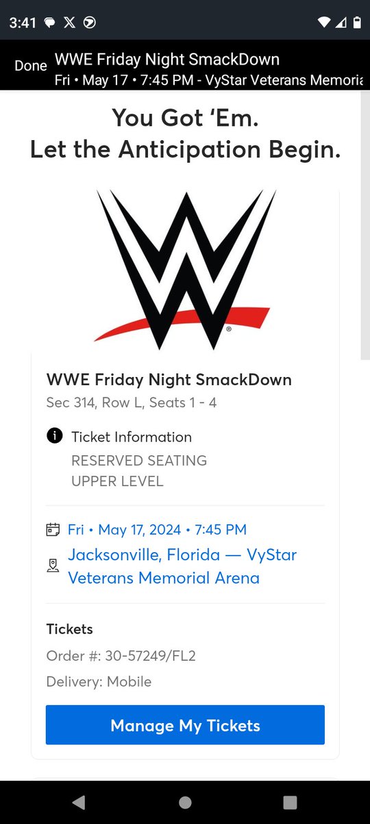 Can you smmeeelll what the ROCK is cooking!!! Me and @fuelhouse04 and a couple of other buddies are gonna raise HELL next Friday night at VyStar arena here in Jacksonville FL. Can't wait....