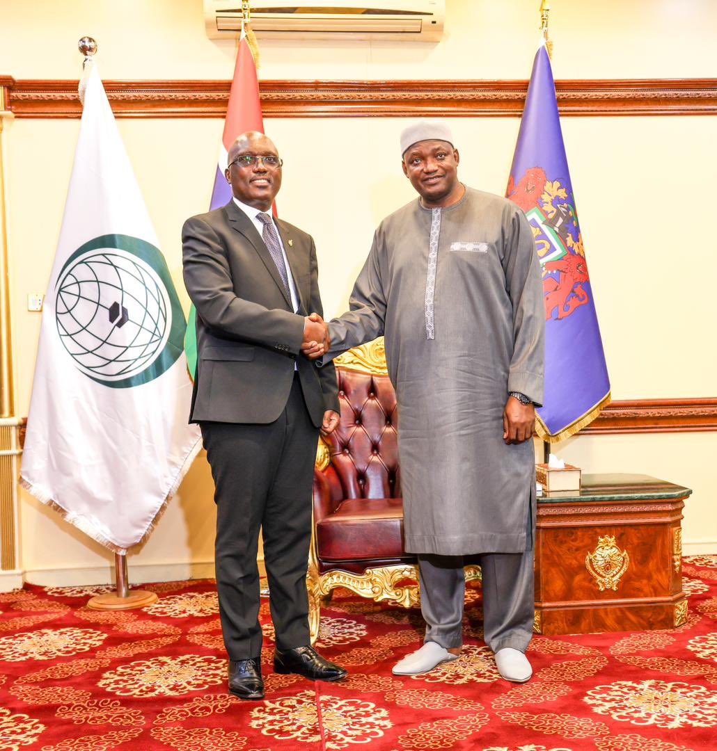 Privileged to meet with His Excellency Adama Barrow, President of The Gambia, in Banjul today to discuss the crucial role of #IP. Encouraged by H.E <a href="/BarrowPresident/">President Barrow</a>’s commitment to #innovation and #IP as integral to The Gambia’s National Development Plan. <a href="/_ARIPO/">ARIPO</a>