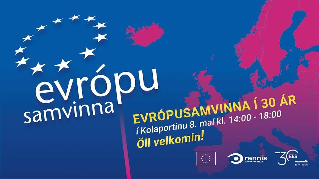EUinICELAND's tweet photo. 🎉Á morgun verður sannkölluð hátíð í Kolaportinu milli 14 og 18! Hátt í 40 básar munu bjóða gestum upp á kræsingar, fróðleik, spurningaleiki um Evrópusamstarf.

🇮🇸Forseti Íslands opnar hátíðina  kl 14 og boðið verður upp á afmæliskökur, kaffi og kleinur ofl 🎂

Sjáumst þar! 👋 https://t.co/8kXJMlgPj5