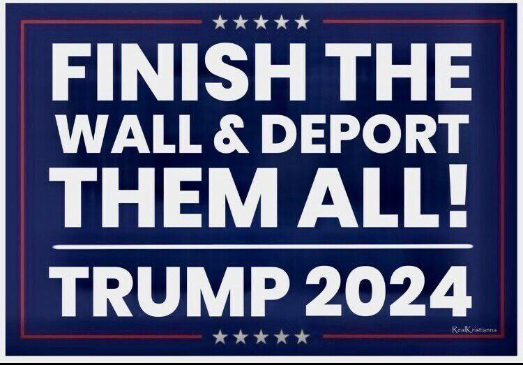Finish the wall and deport them all. Do you agree?