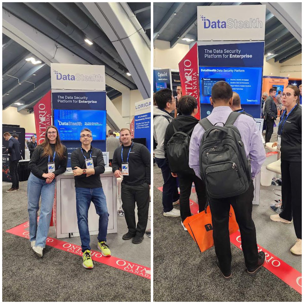 DataStealthInc's tweet photo. @DataStealthInc in action at #rsa2024 - Booth S-349 come say 👋 https://t.co/Owc2rEcXKO