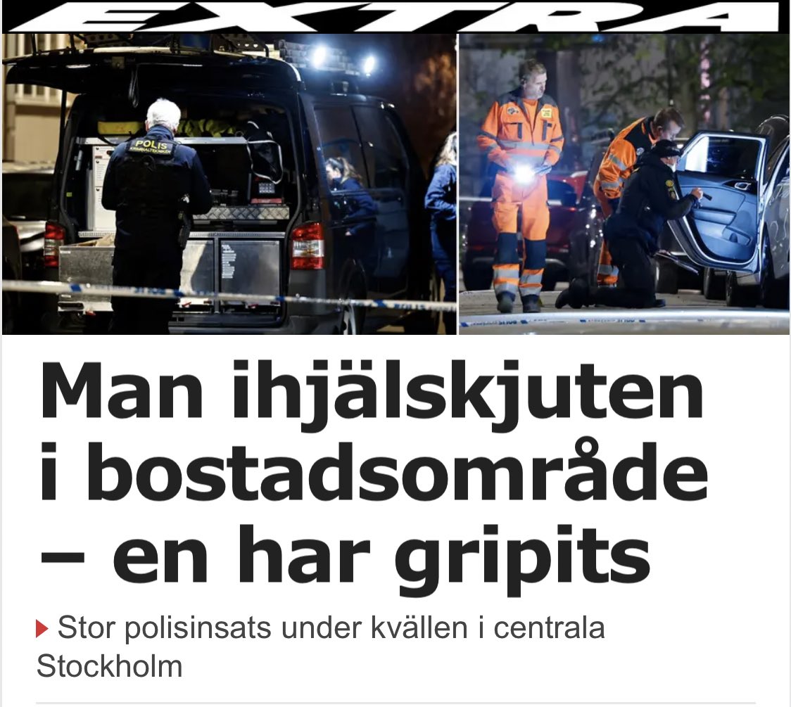 För mig som bor på Södermalm är detta välkommet. 
1) ju fler mördade orcher desto bättre. 
2) hipster-vänstern som bor här har röstat för exakt detta. Njut nu av er egna efterblivna politik, massinvandringsexperimentet. 
#svpol