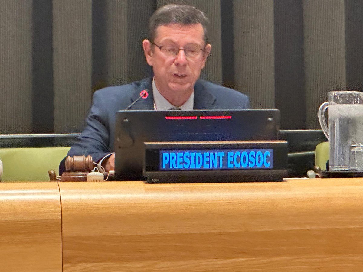 At the @UNECOSOC meeting on harnessing #AI for Sustainable Development Goals, #Croatia as Vice-President of ECOSOC chaired the governance panel, and stated that AI has the potential to be a game-changer for achieving the #SDGs through good governance.