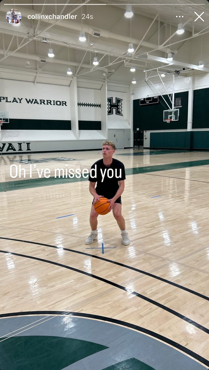 Kentucky commit, Collin Chandler, is back in the gym after a two year mission in Sierra Leone/London. “Oh I’ve missed you”