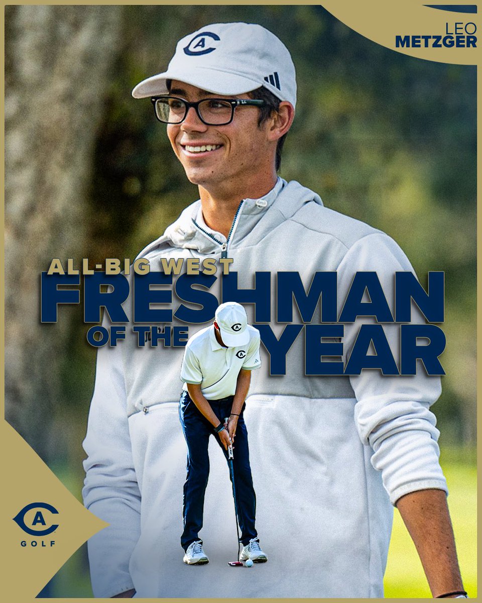 👑𝗙𝗥𝗘𝗦𝗛𝗠𝗔𝗡 𝗢𝗙 𝗧𝗛𝗘 𝗬𝗘𝗔𝗥 👑 In addition to being named on the All-Big West Second Team, Metzger becomes just the fifth Aggie ever to earn the prestigious Freshman of the Year Award! #GoAgs