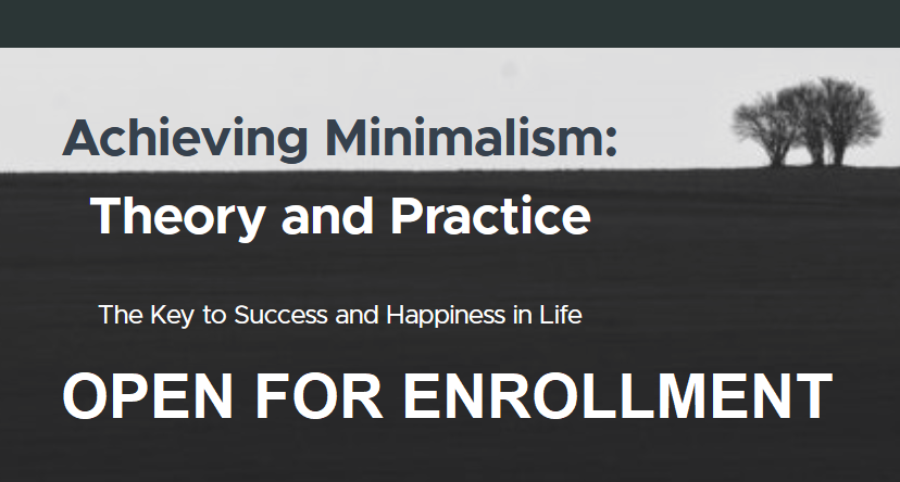 Life is too short to be a materialist Become a minimalist instead. 'Achieving Minimalism: Theory and Practice' now open for enrollment …oolofeconomicphilosophy.teachable.com/p/achieving-mi…
