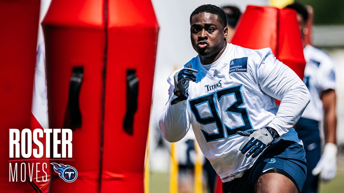 The @Titans have waived defensive lineman Shakel Brown. MORE bit.ly/3QEVRBJ