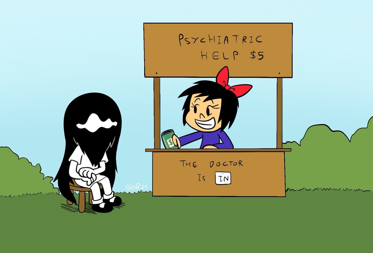 Erma’s feeling down, and miko needs money for some new roller skates. This is a win for everyone. @4BrandonJS4 
#erma #webcomic #webtoon