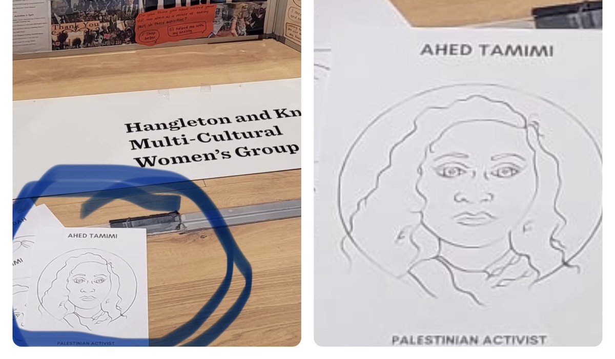 While students are squatting the next gen of extremist pro-Pals are being programmed. Look at this kid’s colouring-in page found at a women’s day event in Brighton. Ahed Tamimi is an activist who said she’d “eat the skulls and drink the blood” of Jews. This will never end.