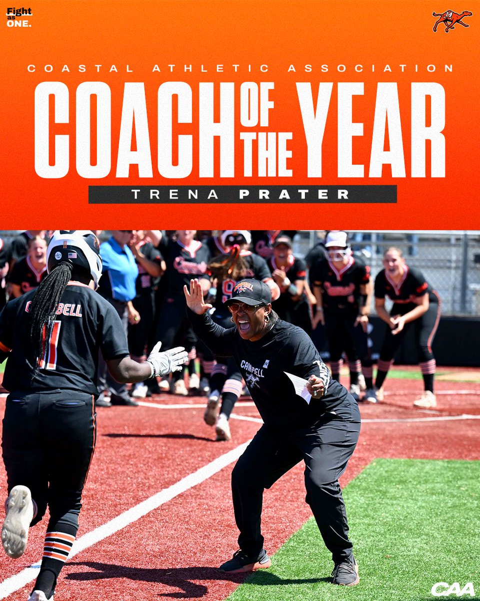 ‼️𝐂𝐎𝐀𝐂𝐇 𝐎𝐅 𝐓𝐇𝐄 𝐘𝐄𝐀𝐑‼️

Congrats to our leader for being named the CAA Coach of the Year! 
 
#GoldStandard🏆 | #RollHumps🐪🥎